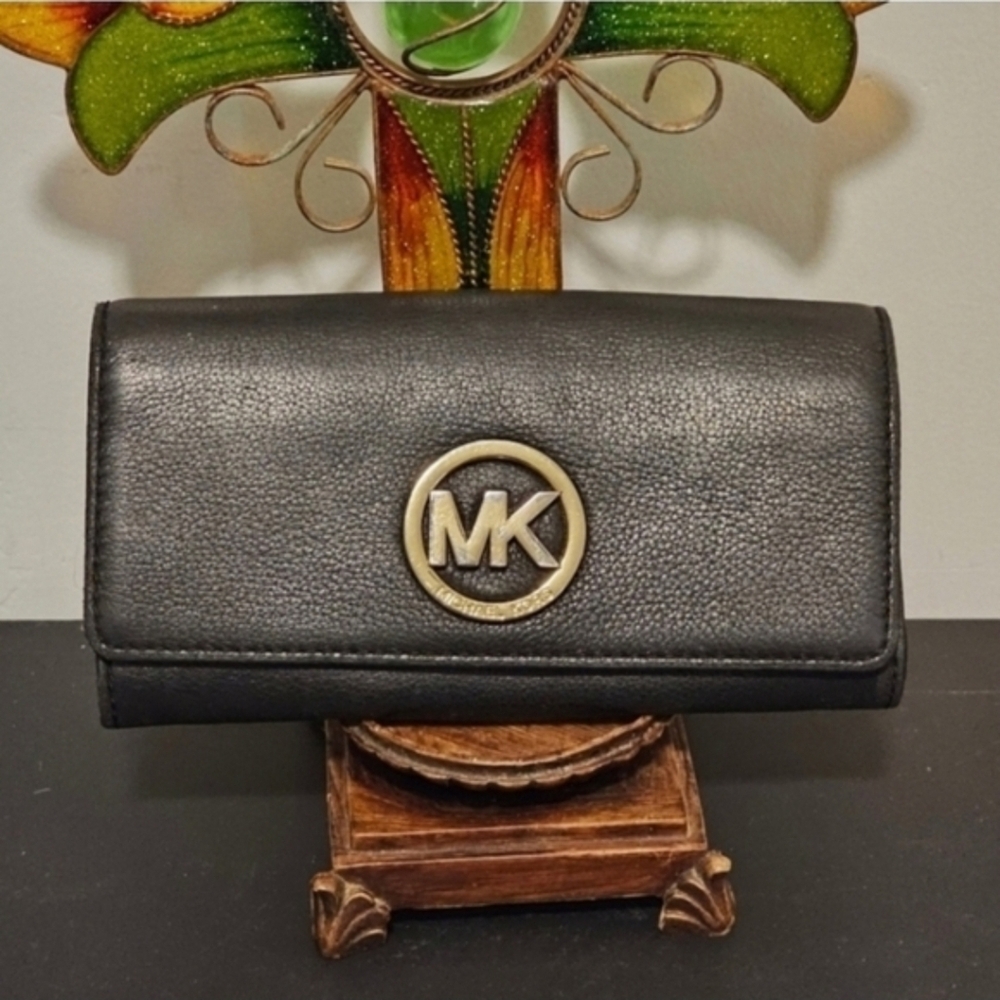 Michael Kors Black Soft Leather Wallet